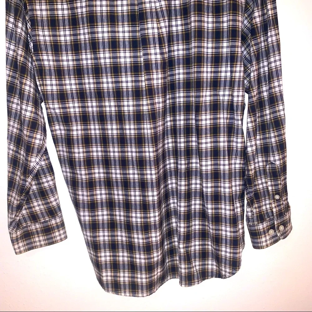 Old Navy Plaid/Check Size 14 Boys Button Down Cotton Shirt